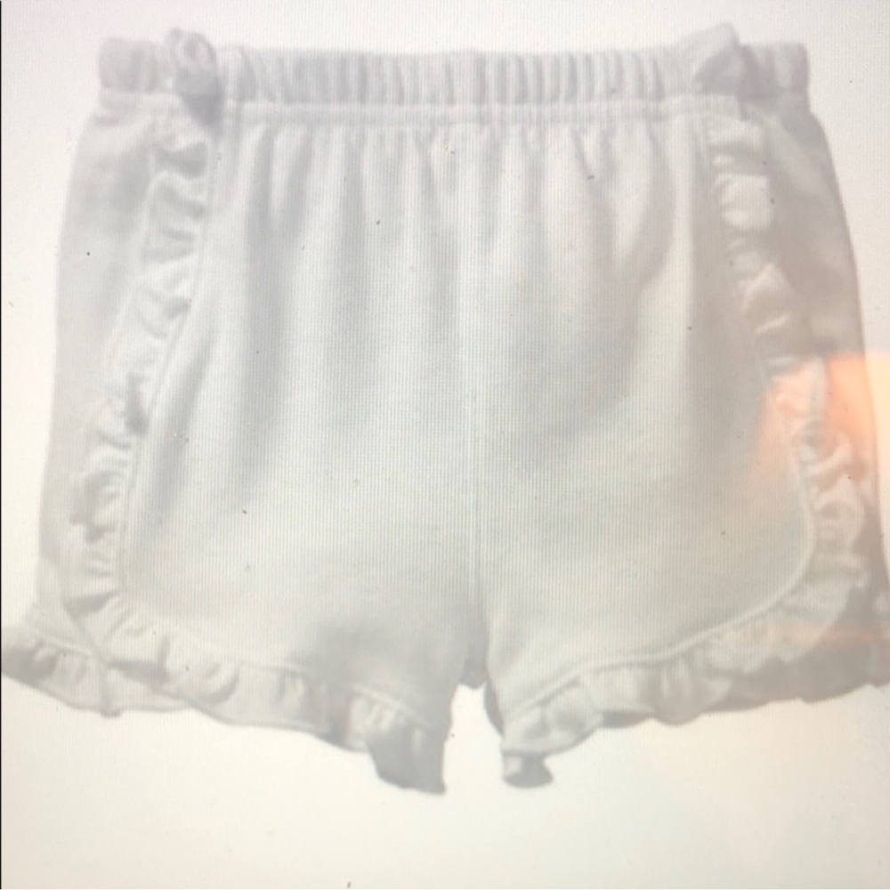 White Ruffle Shorts - Picture 4 of 6